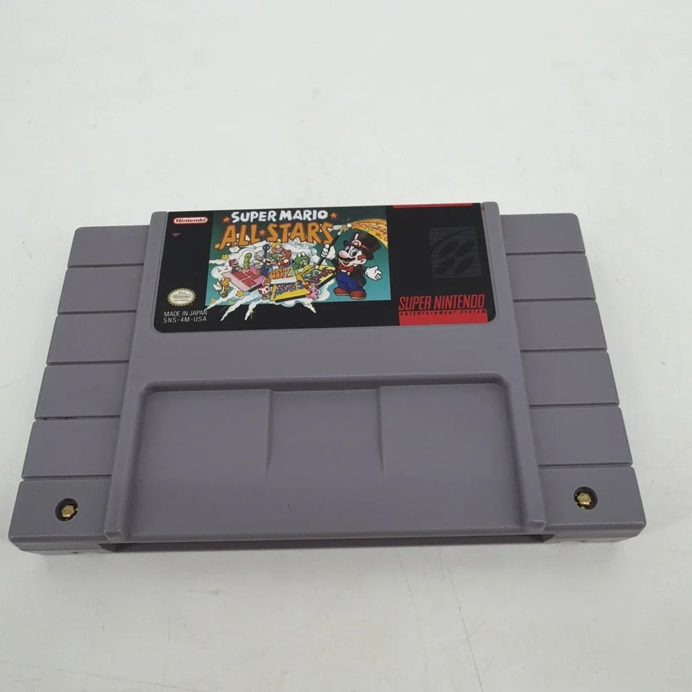 Super Mario All-Stars Nintendo SNES Game Cartridge TESTED